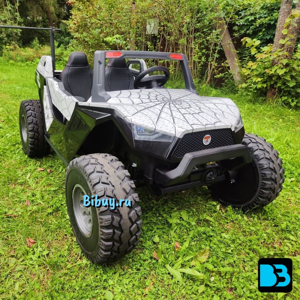 Детский электромобиль Buggy A707АА белый спайдер