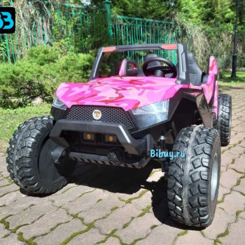 Электромашина Багги A707АА розовый камуфляж 4WD