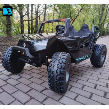 Большой детский багги A707AA 4WD черный карбон