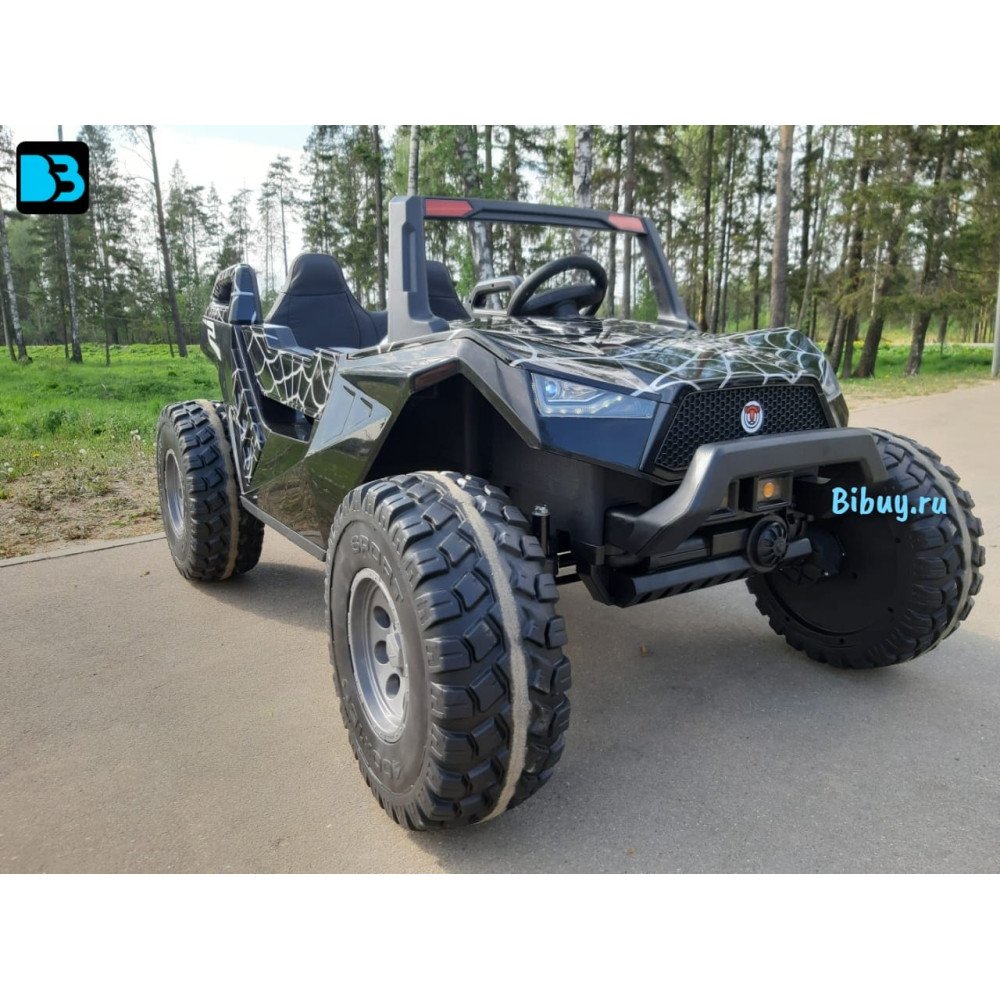 Детский электромобиль А707АА 4WD черный Spider