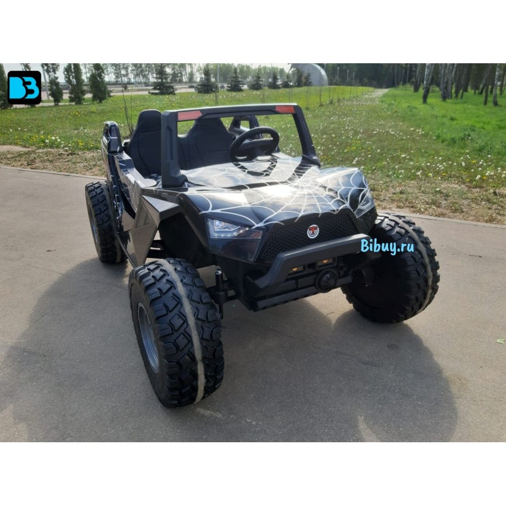 Детский электромобиль А707АА 4WD черный Spider