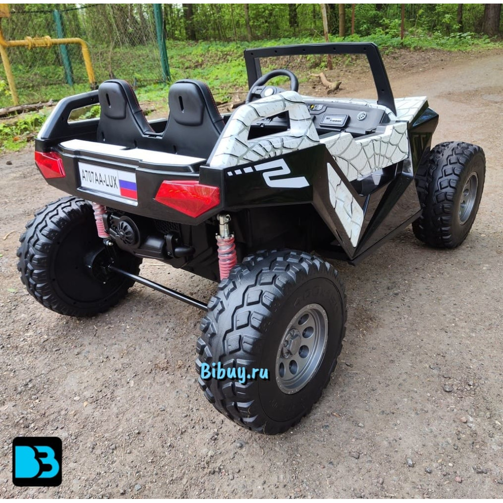 Детский электромобиль A707AA LUX 4WD белый Spider