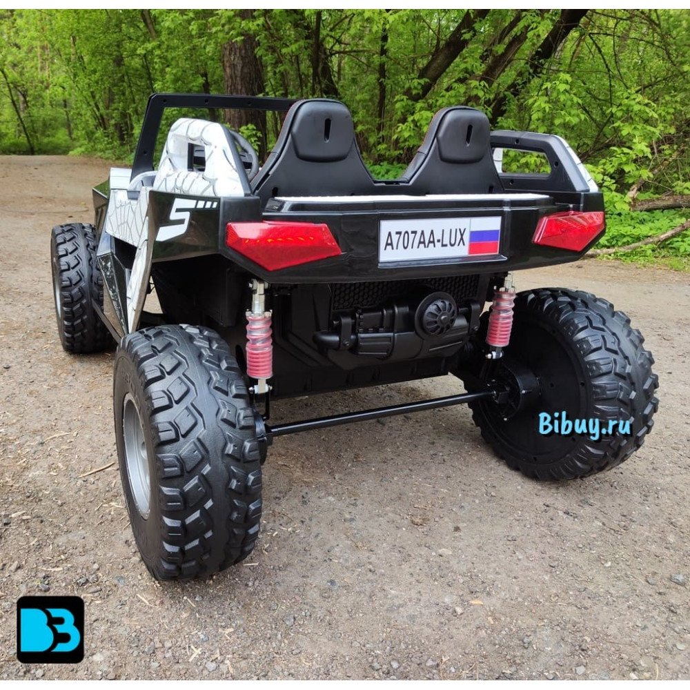 Детский электромобиль A707AA LUX 4WD белый Spider