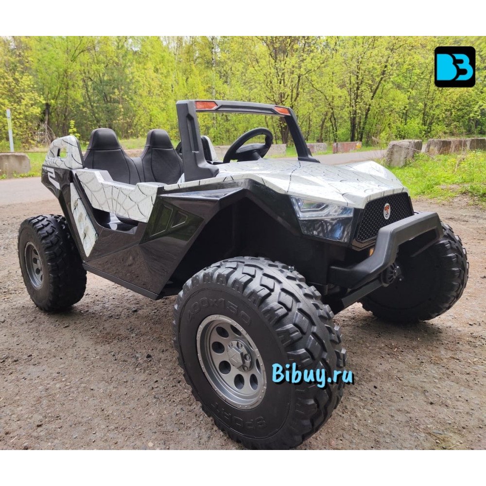 Детский электромобиль A707AA LUX 4WD белый Spider