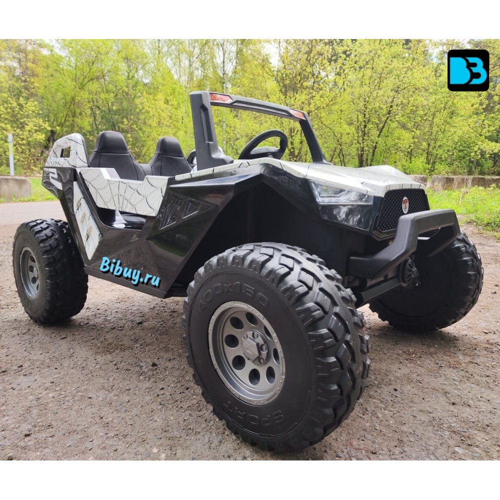 Детский электромобиль A707AA LUX 4WD белый Spider