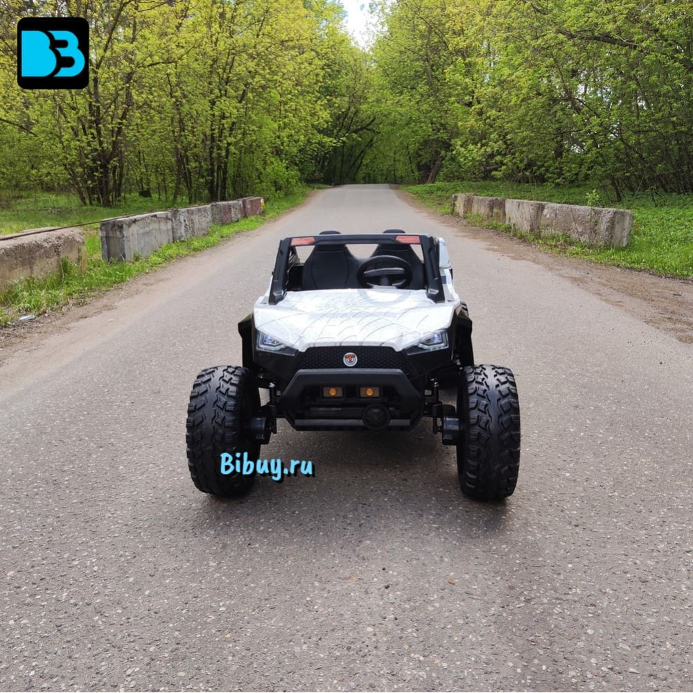 Детский электромобиль A707AA LUX 4WD белый Spider