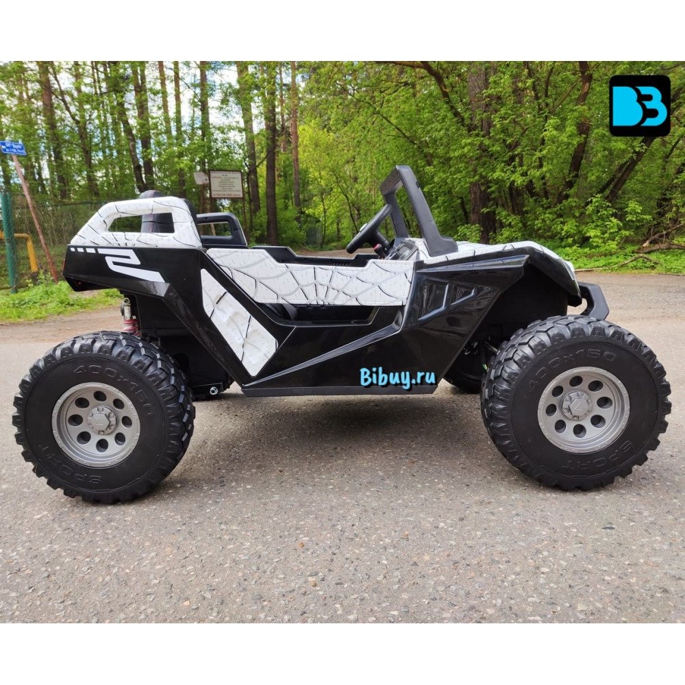 Детский электромобиль A707AA LUX 4WD белый Spider