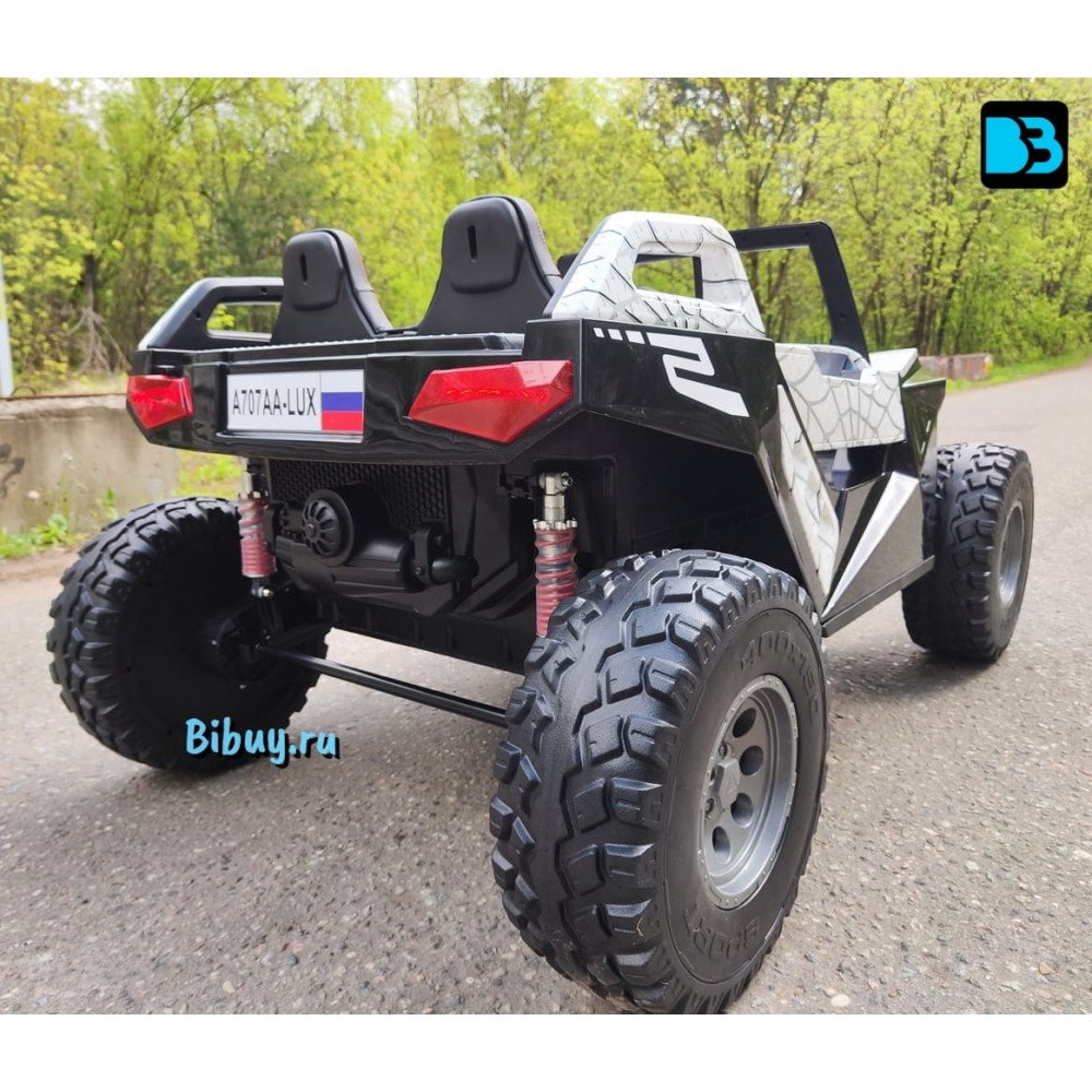 Детский электромобиль A707AA LUX 4WD белый Spider