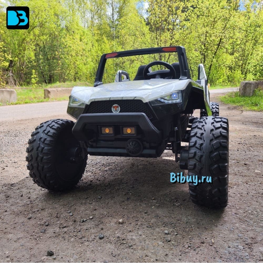 Детский электромобиль A707AA LUX 4WD белый Spider
