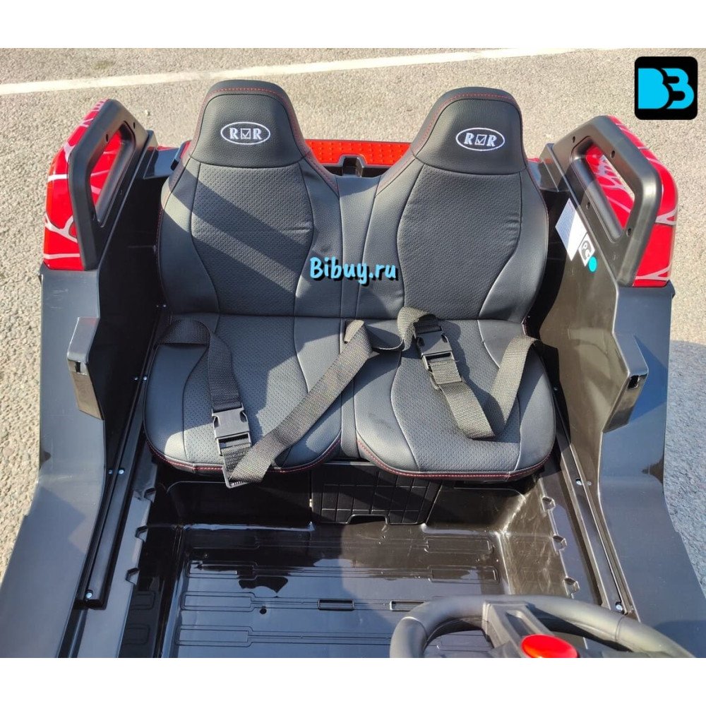 Детский багги А707АА (Рестайлинг) LUX NEW 4WD красный спайдер