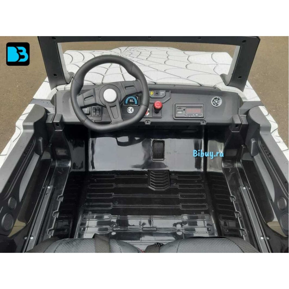 Детский электромобиль Buggy A707АА белый спайдер