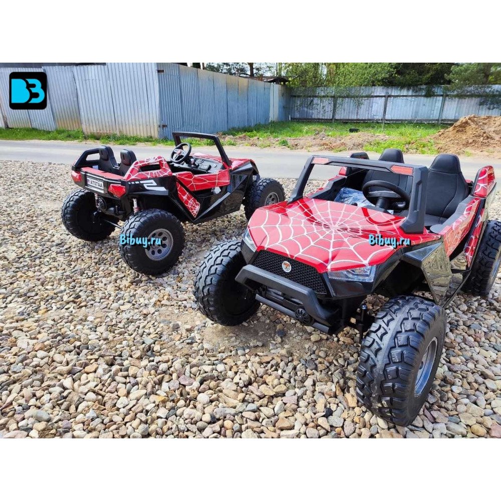 Детский электромобиль Buggy A707АА красный Spider 4WD