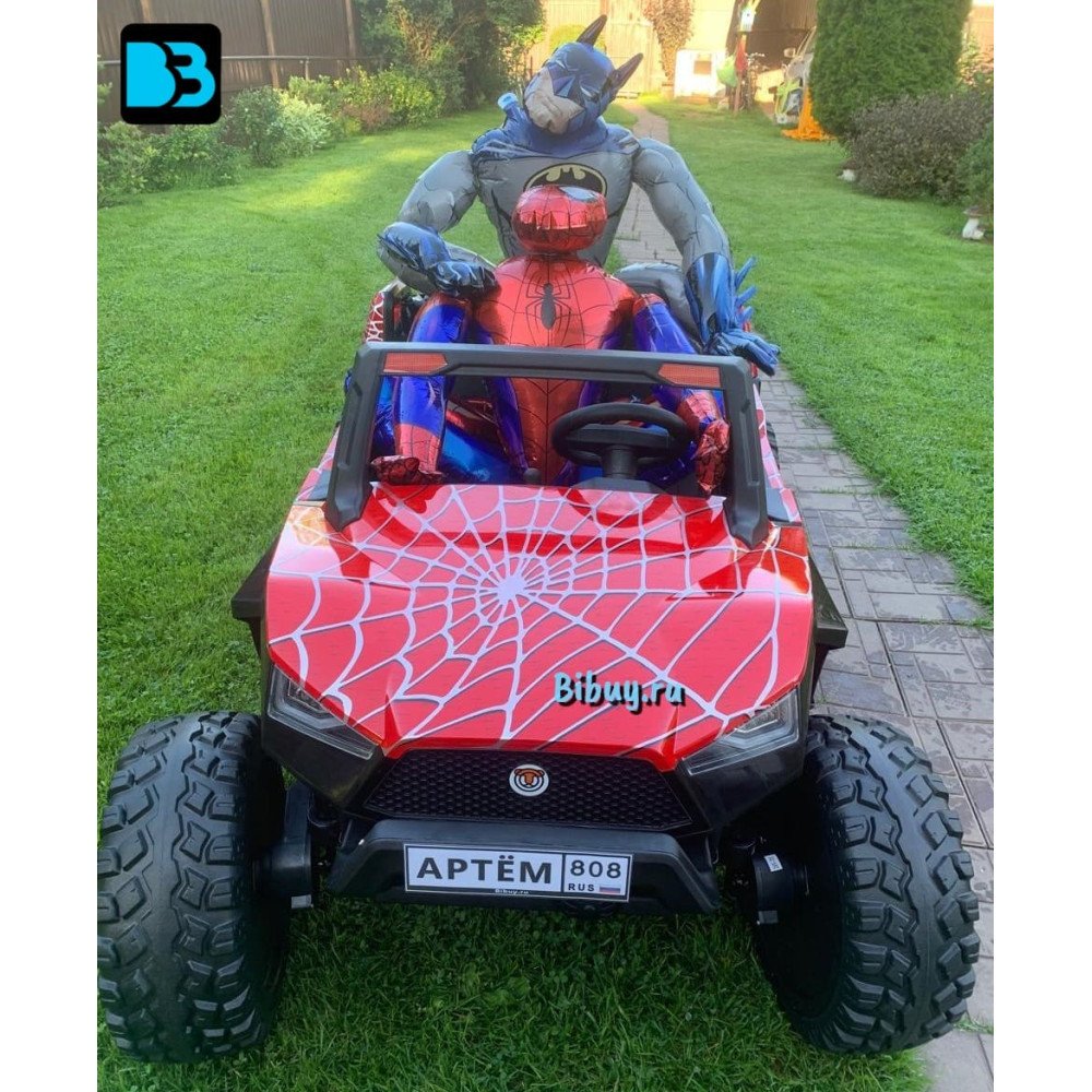 Детский электромобиль Buggy A707АА красный Spider 4WD