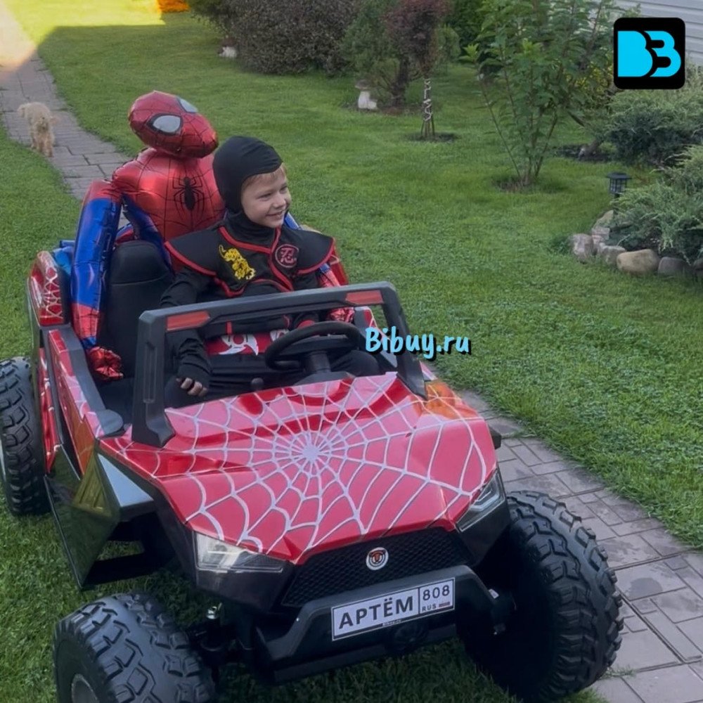 Детский электромобиль Buggy A707АА красный Spider 4WD