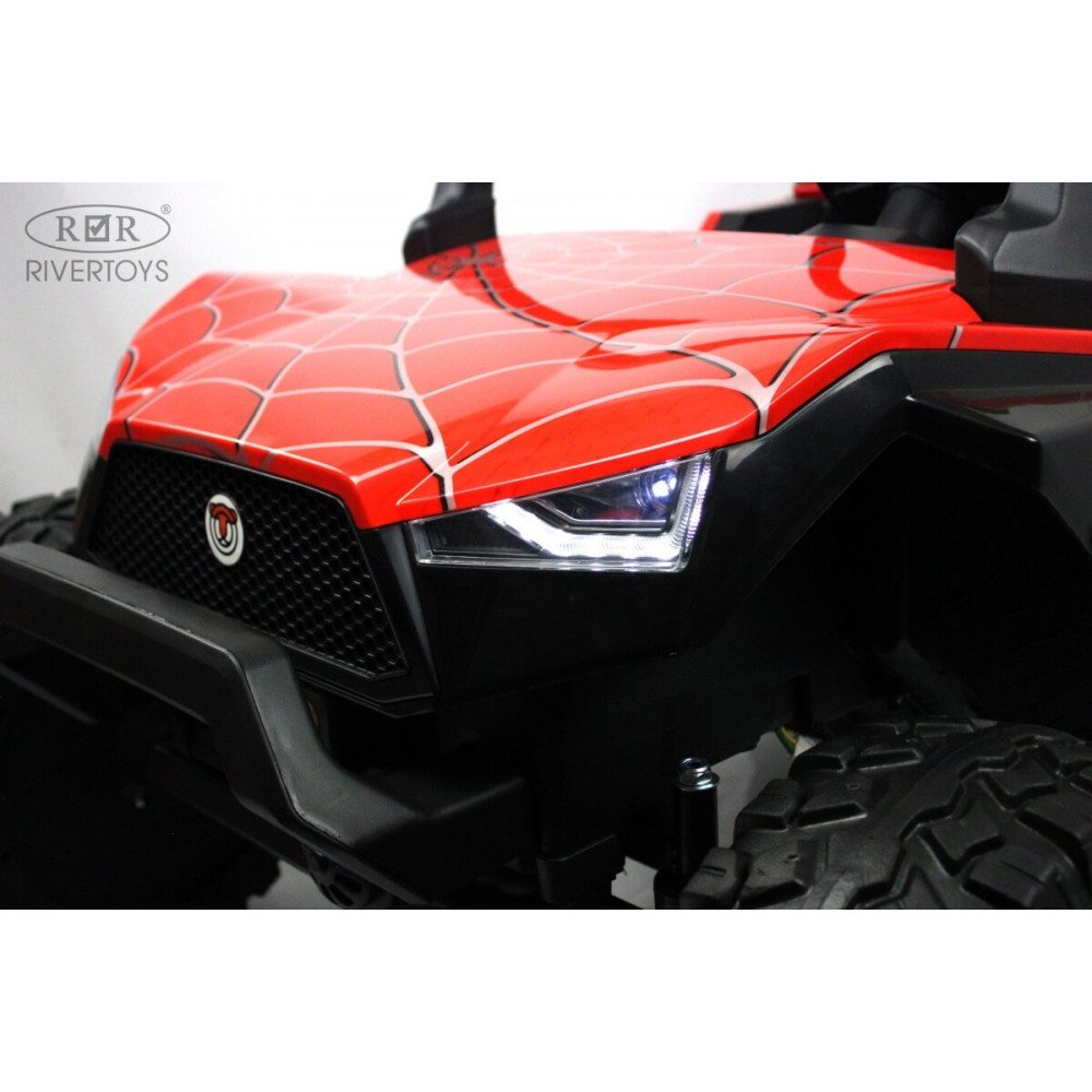 Детский электромобиль A707AA LUX 4WD красный Spider