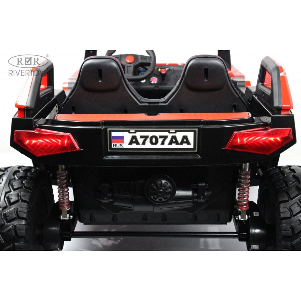 Детский электромобиль A707AA LUX 4WD красный Spider