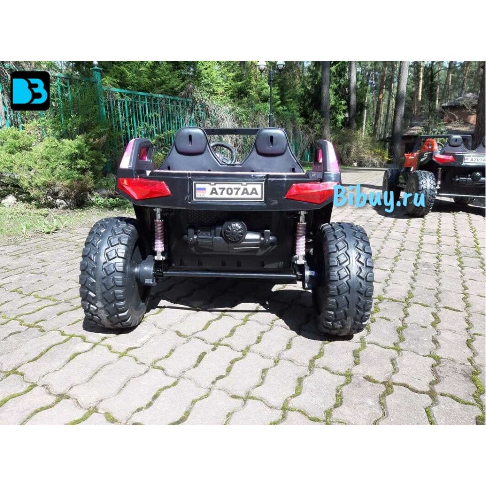 Детская машина багги A707AA LUX 4WD розовый камуфляж
