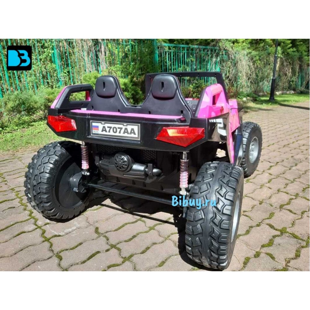 Детская машина багги A707AA LUX 4WD розовый камуфляж