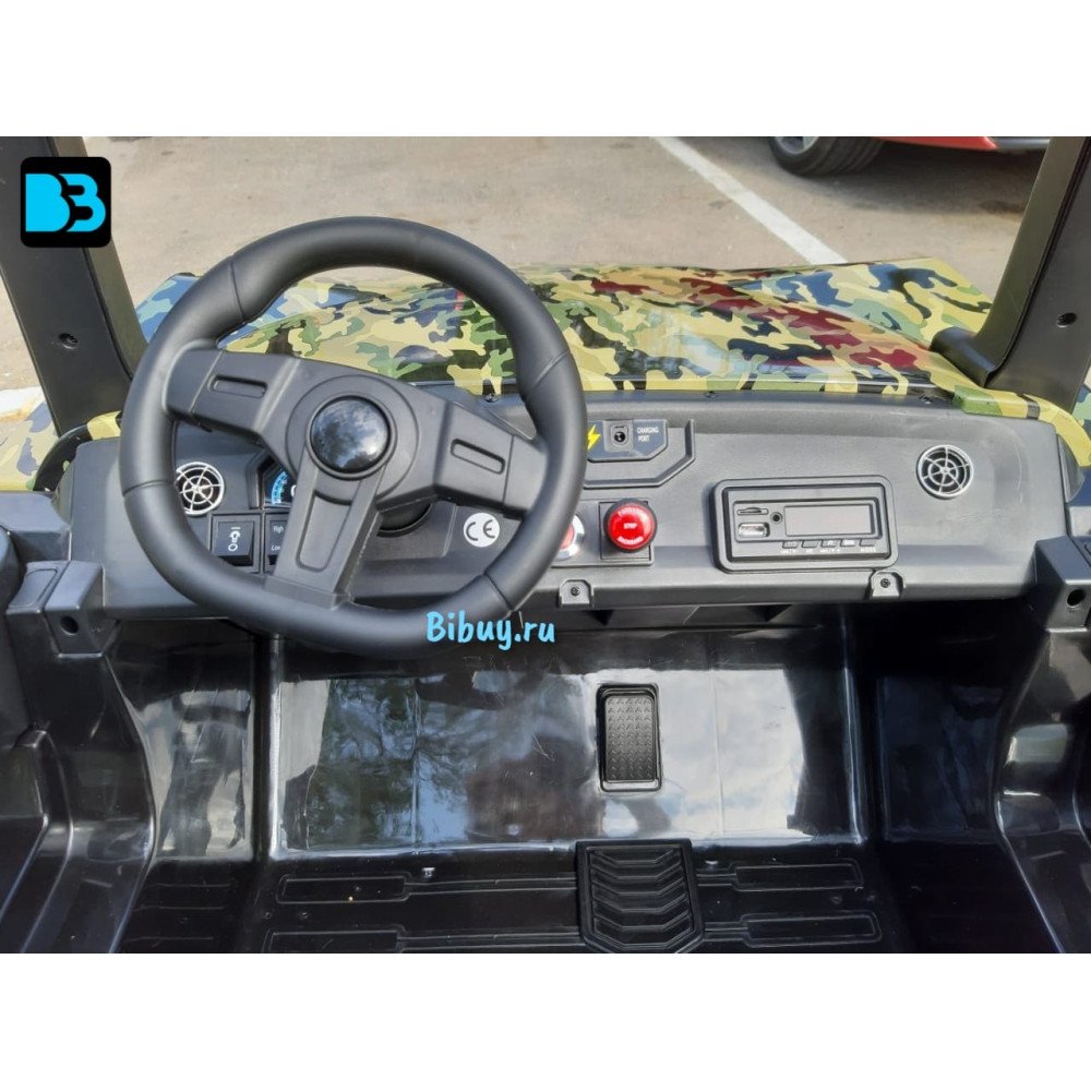 Детский Багги A707АА зеленый камуфляж, полный привод