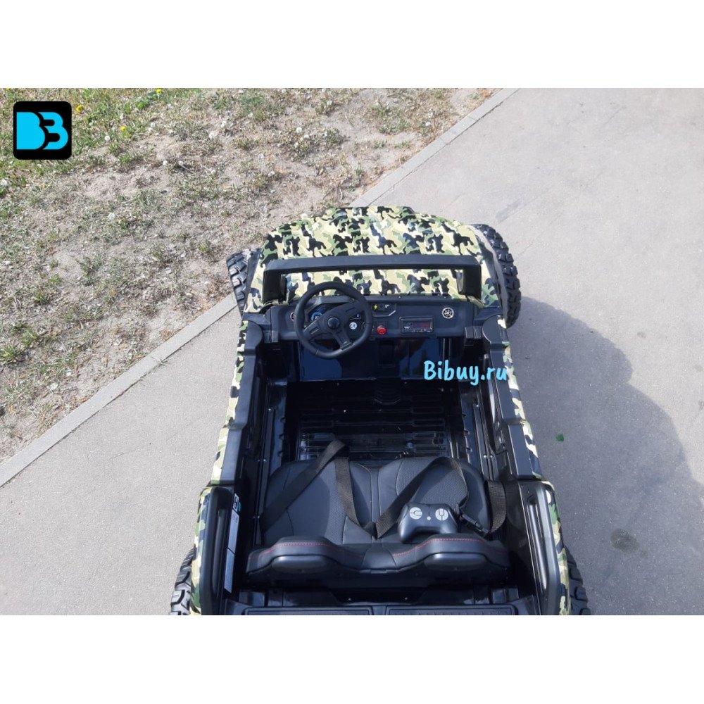 Детский Багги A707АА зеленый камуфляж, полный привод