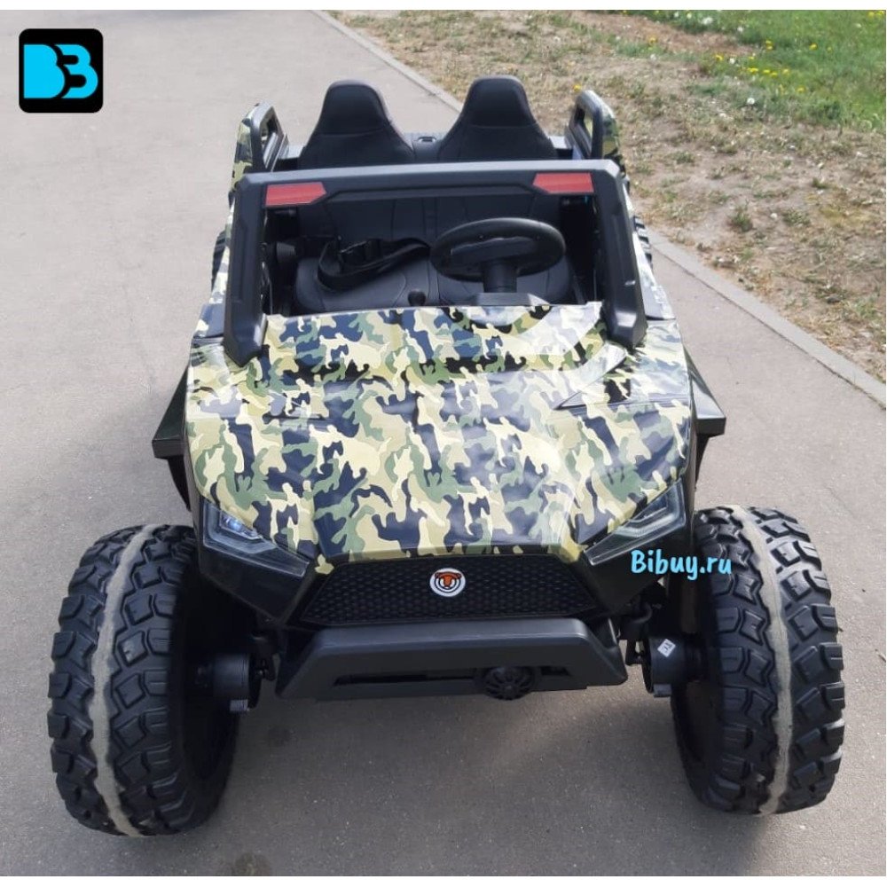 Детский Багги A707АА зеленый камуфляж, полный привод