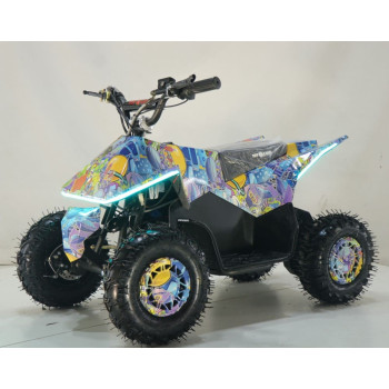 Детский квадроцикл ATV-2E 36V1000W Мульти зеленый (Multi 9)