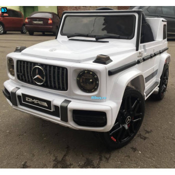 Детская машина Mercedes-Benz G63 AMG 12V с высокой дверью - BBH-0002H-WHITE