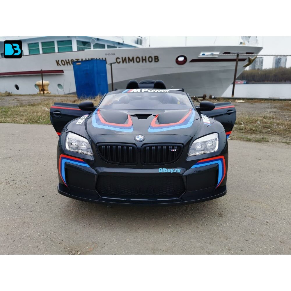 Детская машина BMW М6 GT3 Черная, с пультом