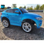 Электромобиль BMW X6M mini Синий краска с пультом