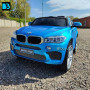 Электромобиль BMW X6M mini Синий краска с пультом