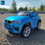 Электромобиль BMW X6M mini Синий краска с пультом