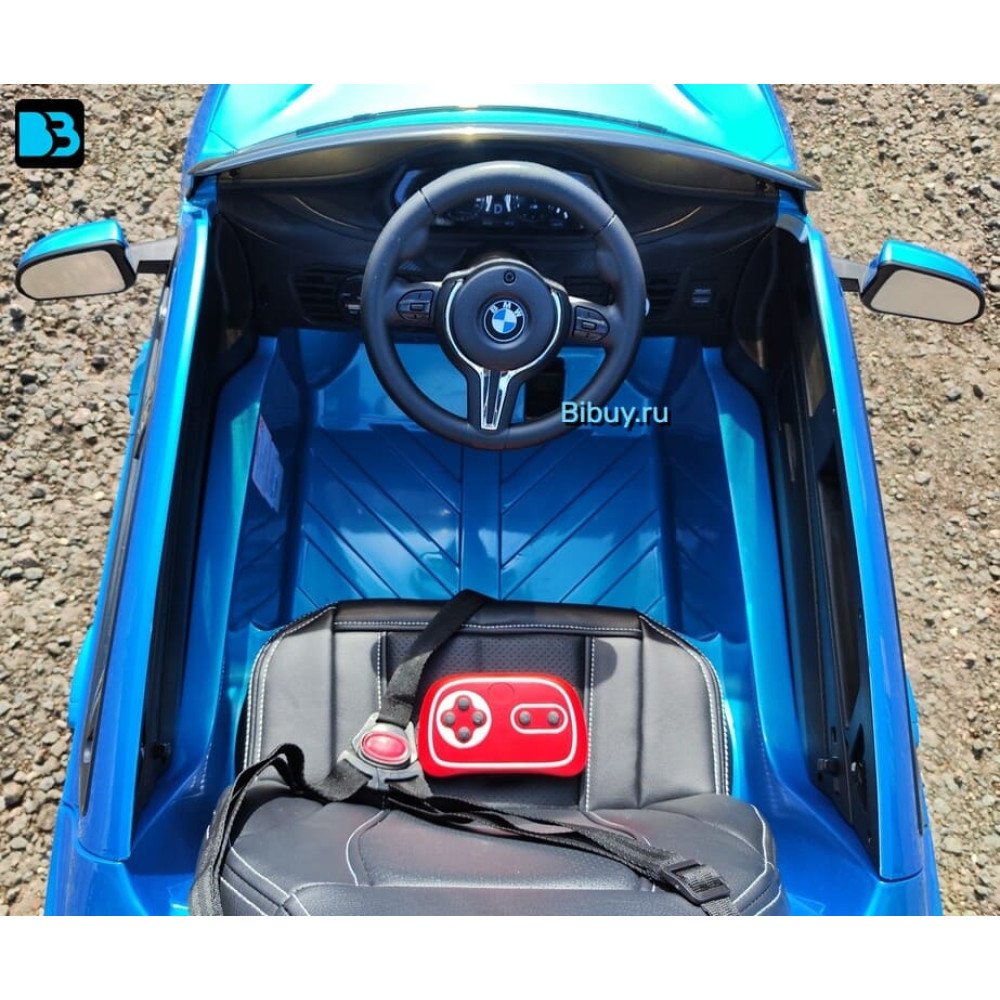 Электромобиль BMW X6M mini Синий краска с пультом