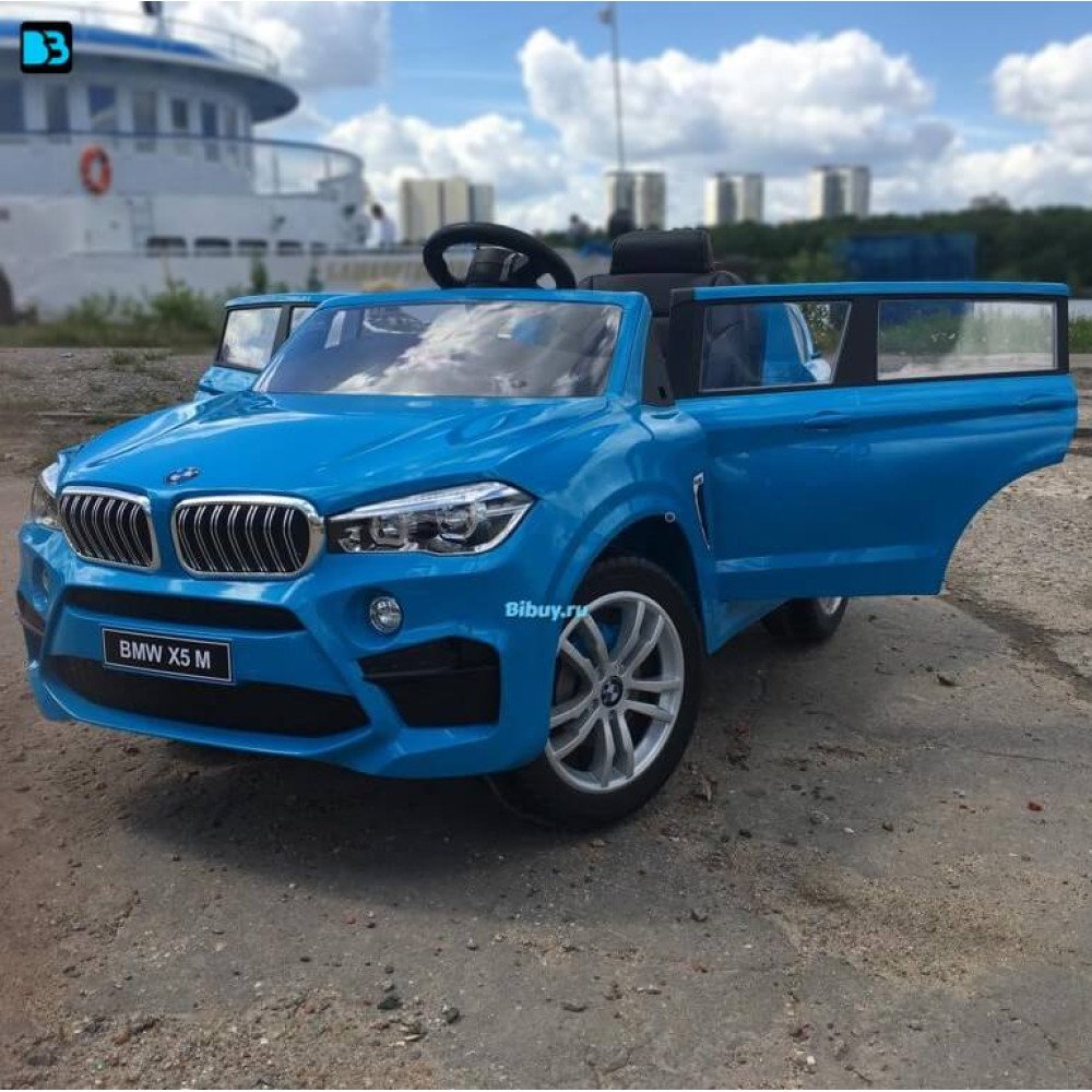 Электромобиль BMW X5M Синий, с пультом