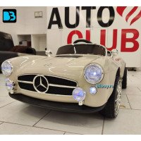 Детский ретро электромобиль Mercedes C555MC белый