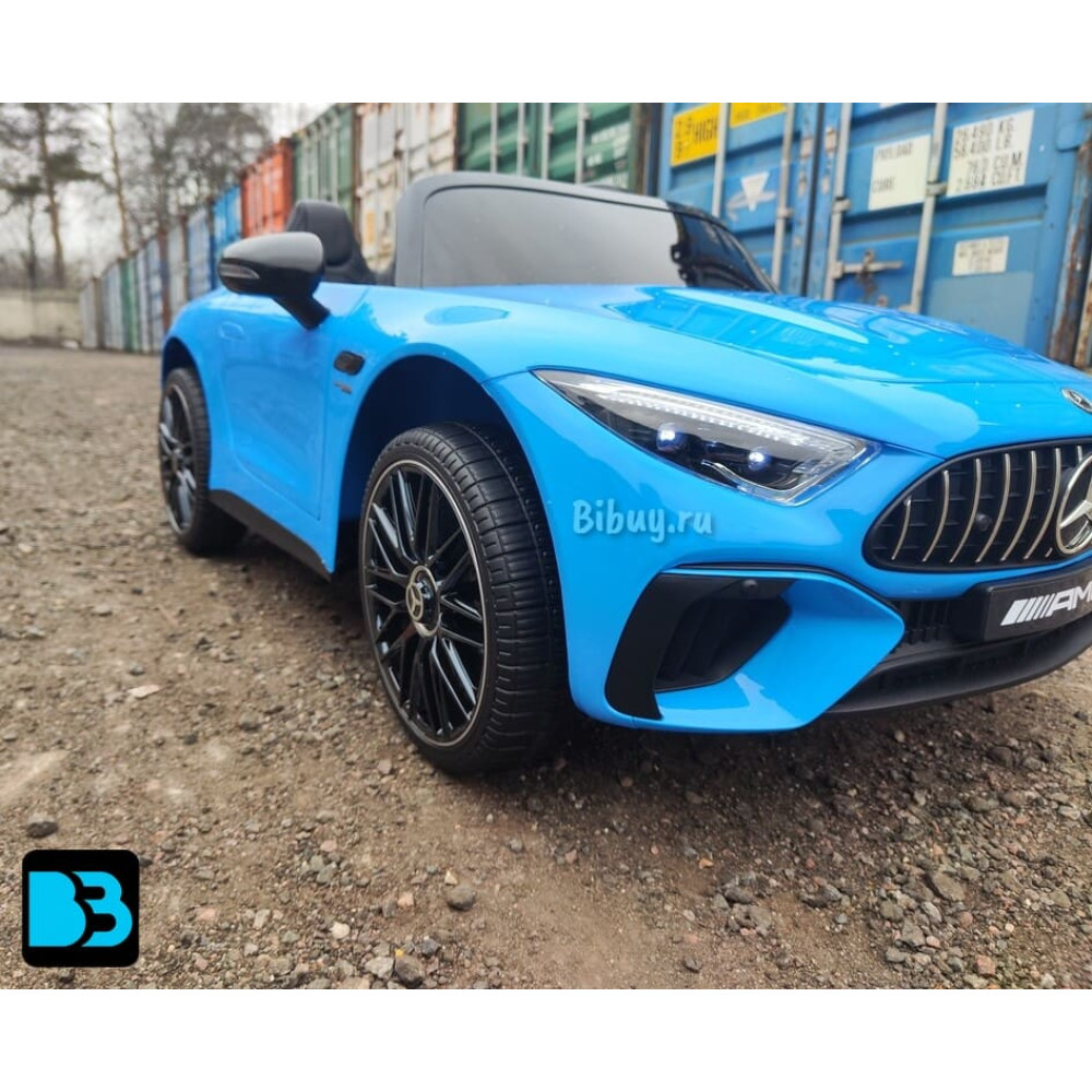 Детский автомобиль Мерседес SL63 Синий (краска)
