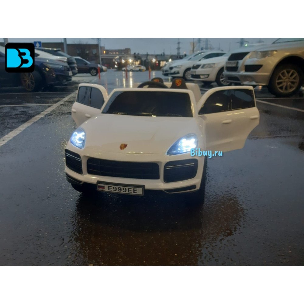 Детский электромобиль Porsche Cayenne E999EE белый