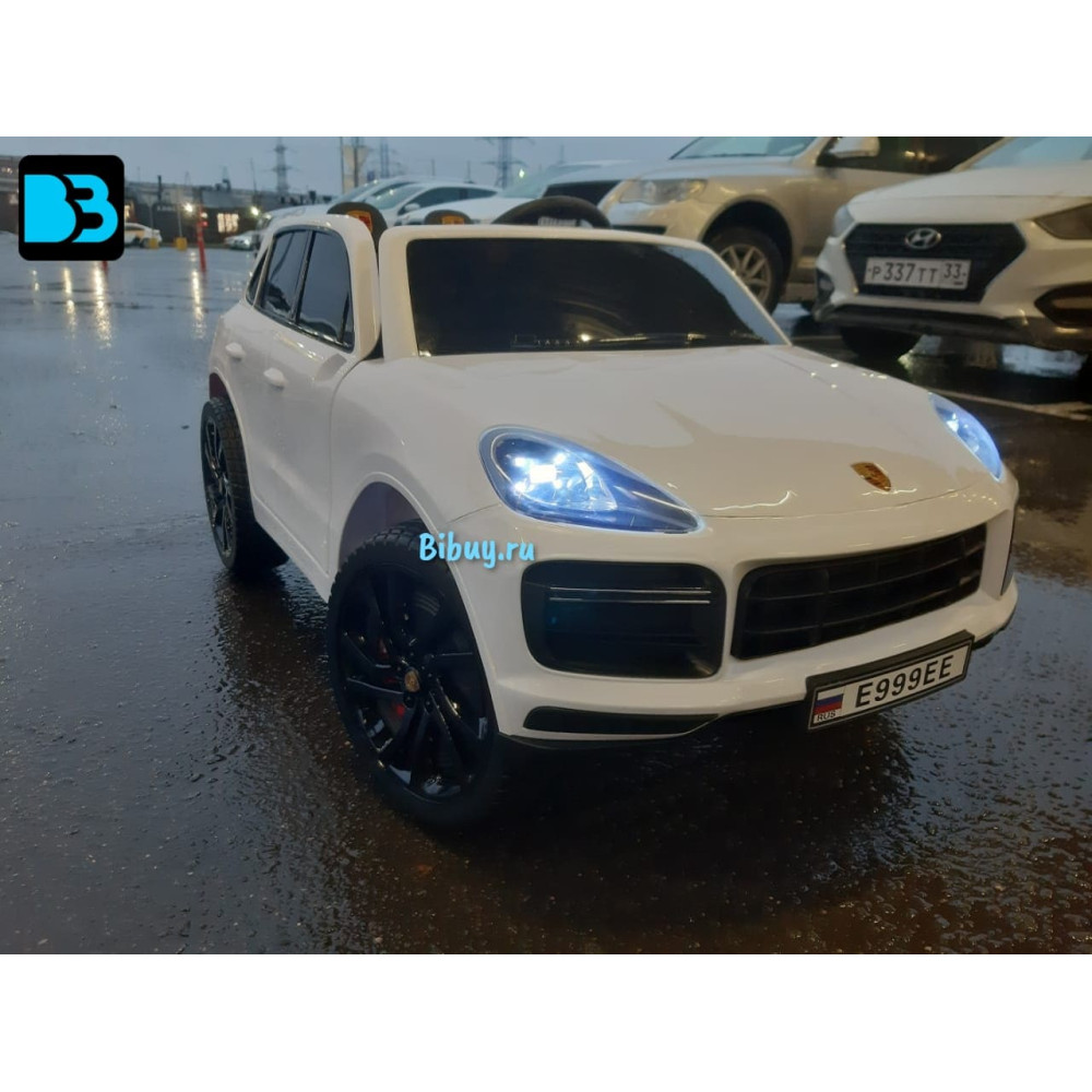 Детский электромобиль Porsche Cayenne E999EE белый