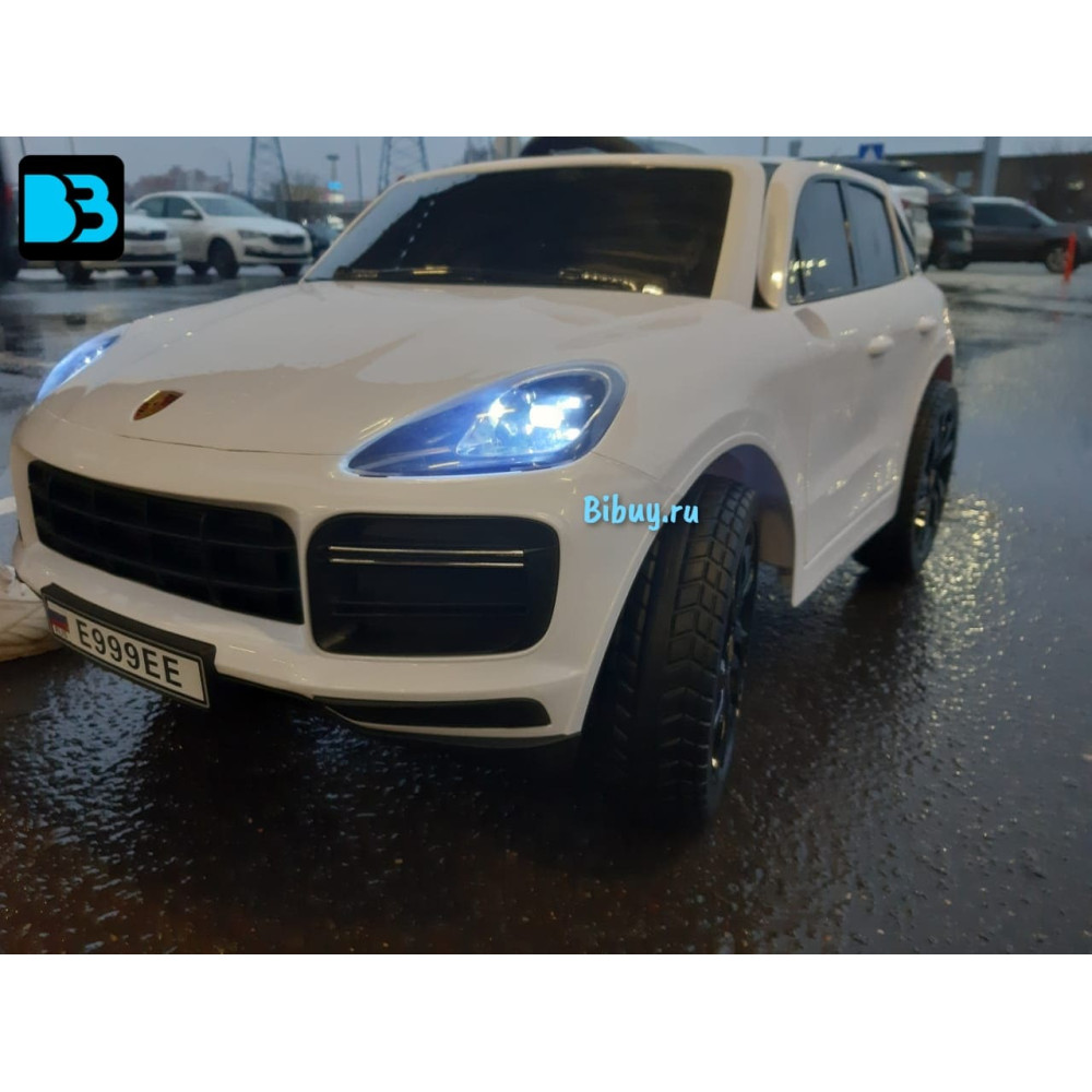 Детский электромобиль Porsche Cayenne E999EE белый