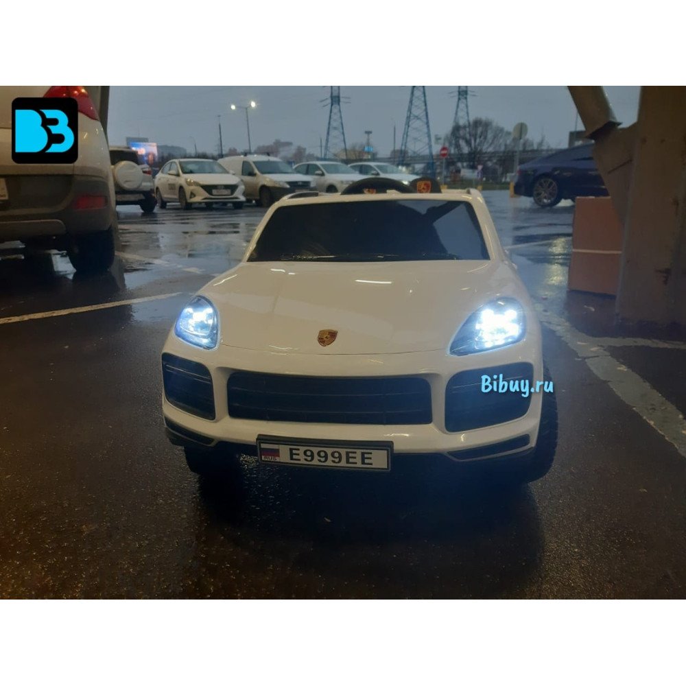 Детский электромобиль Porsche Cayenne E999EE белый
