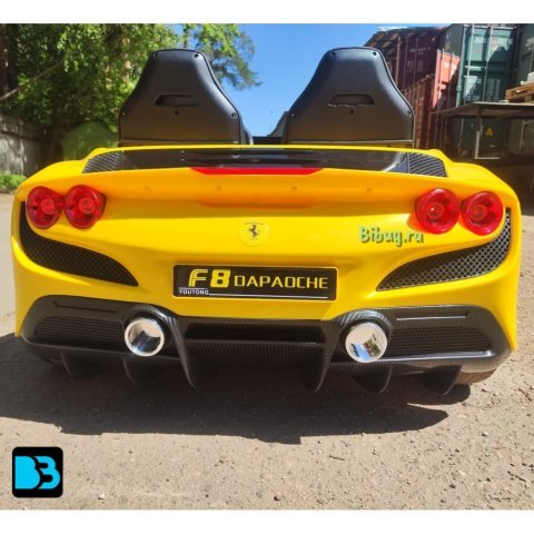 Электромобиль Ferrari F111FF желтый