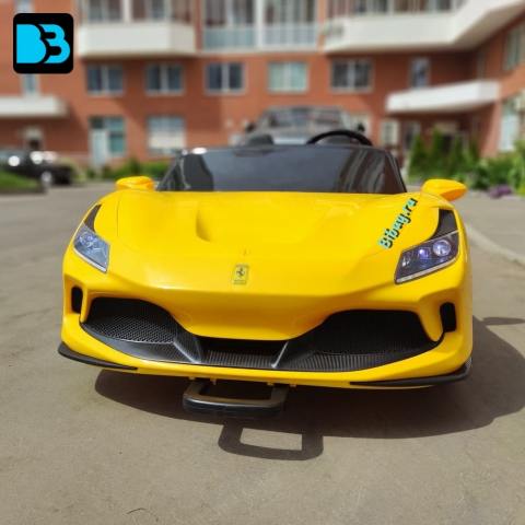 Электромобиль Ferrari F111FF желтый