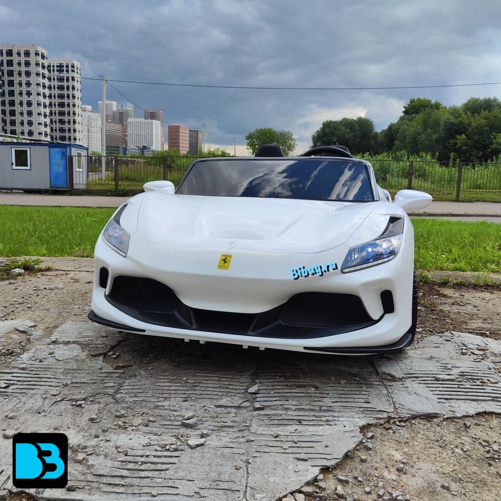 Электромобиль Ferrari F111FF белый