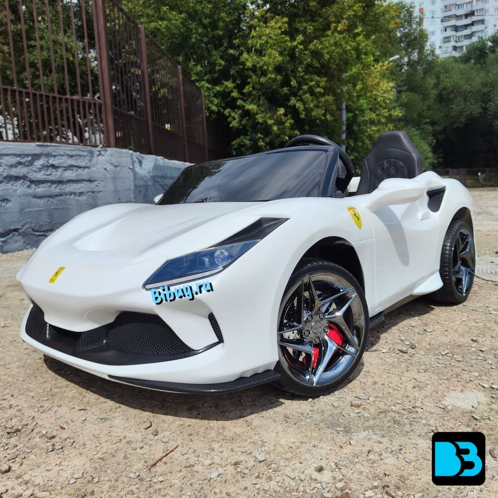 Электромобиль Ferrari F111FF белый