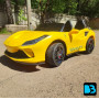 Электромобиль Ferrari F111FF желтый