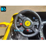 Электромобиль Ferrari F111FF желтый