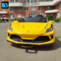 Электромобиль Ferrari F111FF желтый