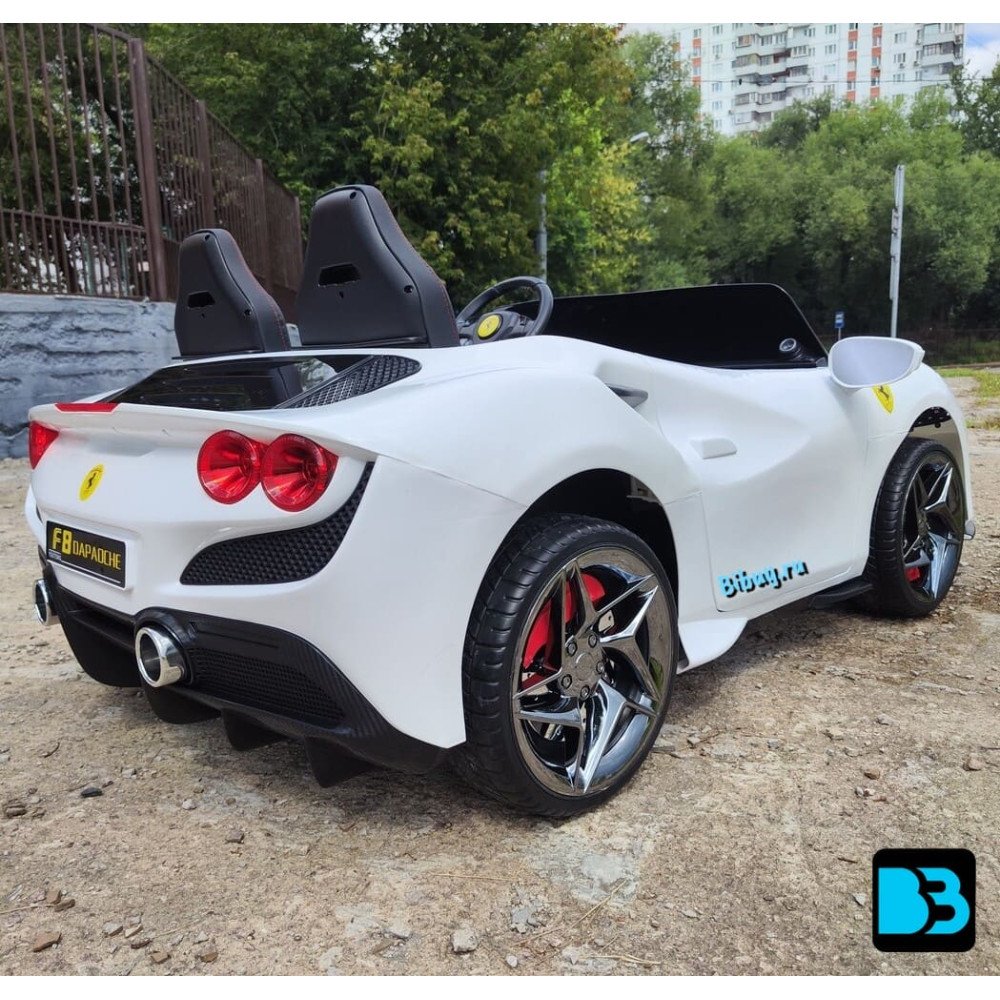 Электромобиль Ferrari F111FF белый