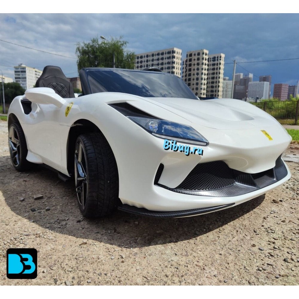 Электромобиль Ferrari F111FF белый