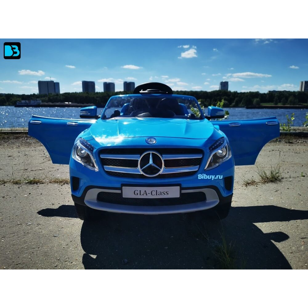 Детский электромобиль джип Mercedes Benz GLA R 653 Синий