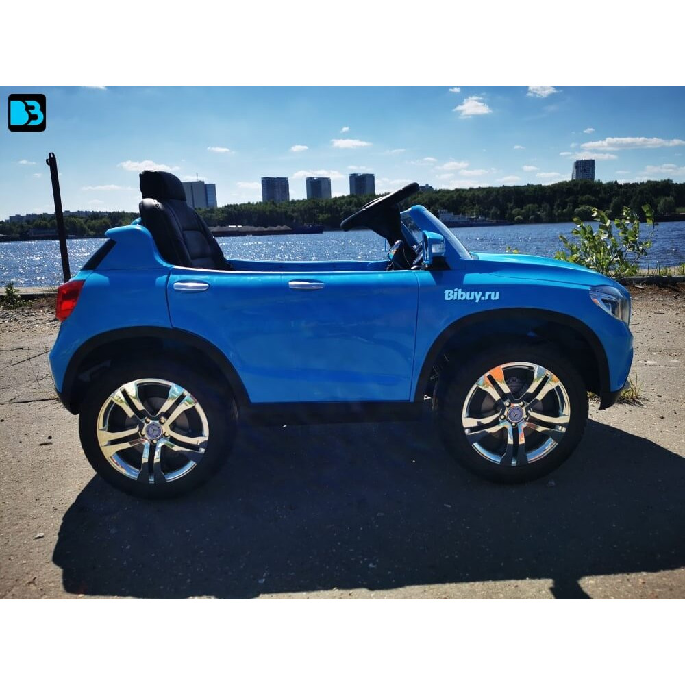Детский электромобиль джип Mercedes Benz GLA R 653 Синий